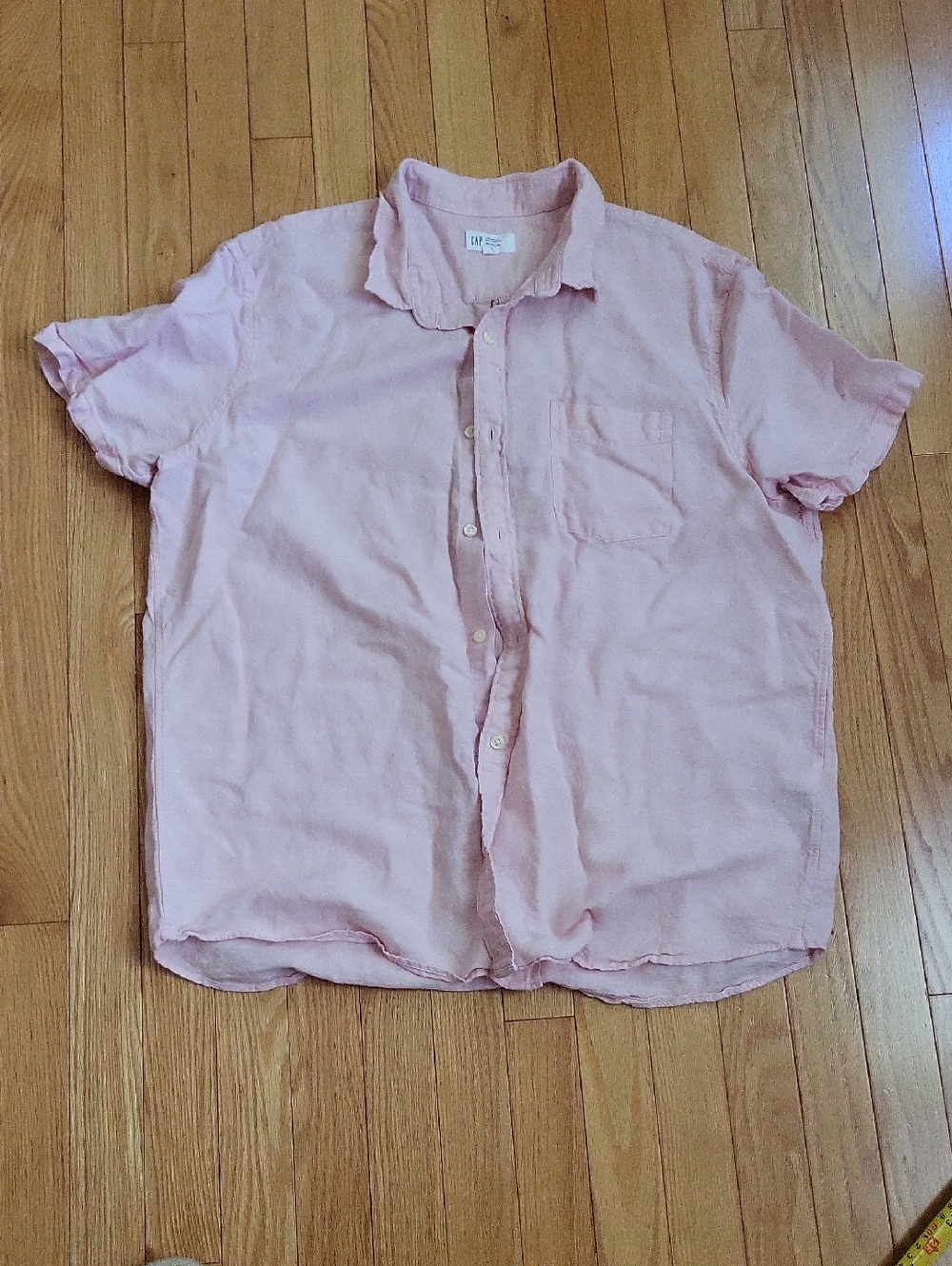 EUC Linen Blend Shirt XL Gap